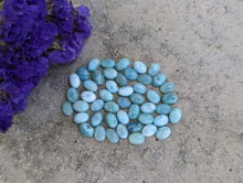 Load image into Gallery viewer, Larimar Oval Cabochons - 5x7mm