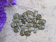 Load image into Gallery viewer, Moldavite Rose Cut Cabochons