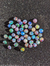 Load image into Gallery viewer, Black Ethiopian Welo Opal Round Facets - 3mm