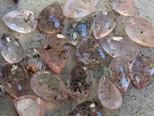 Load image into Gallery viewer, Madagascan Rose Quartz Teardrop Facets
