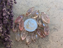 Load image into Gallery viewer, Madagascan Rose Quartz Marquise Facets