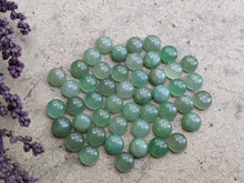 Load image into Gallery viewer, Green Aventurine Round Cabochons - 6mm