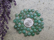 Load image into Gallery viewer, Green Aventurine Round Cabochons - 6mm