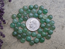 Load image into Gallery viewer, Green Aventurine Round Cabochons - 6mm