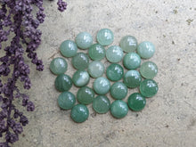 Load image into Gallery viewer, Green Aventurine Round Cabochons - 8mm