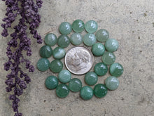 Load image into Gallery viewer, Green Aventurine Round Cabochons - 8mm