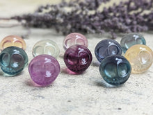 Load image into Gallery viewer, Fluorite Mini Carvings - Jack Skellington Head (The Nightmare Before Christmas)