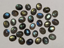Load image into Gallery viewer, Labradorite Oval Cabochons - 10x12mm