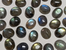 Load image into Gallery viewer, Labradorite Oval Cabochons - 10x12mm