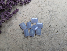Load image into Gallery viewer, Blue Lace (Chalcedony) Rectangle Facets - 6x8mm
