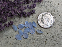 Load image into Gallery viewer, Blue Lace (Chalcedony) Teardrop Facets - 5x7mm