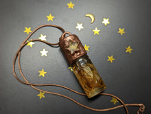 Load image into Gallery viewer, Handmade Citrine Star Roller Bottle Pendant - 2oz