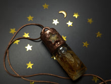 Load image into Gallery viewer, Handmade Citrine Star Roller Bottle Pendant - 2oz