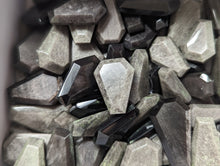 Load image into Gallery viewer, Clearance Silver Sheen Obsidian Coffins