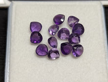 Load image into Gallery viewer, Amethyst Wide Teardrop Facets - 5mm