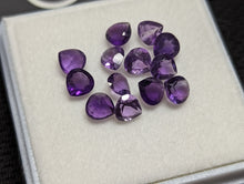 Load image into Gallery viewer, Amethyst Wide Teardrop Facets - 5mm