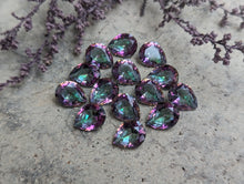 Load image into Gallery viewer, Mystic Quartz Teardrop Facets - 8x10mm