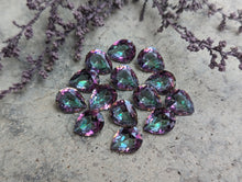Load image into Gallery viewer, Mystic Quartz Teardrop Facets - 8x10mm