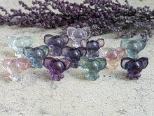 Load image into Gallery viewer, Fluorite Mini Carving - Stitch