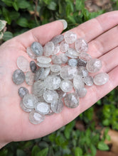 Load image into Gallery viewer, Tourmalinated Quartz Rose Cuts