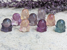 Load image into Gallery viewer, Fluorite Mini Carving - No Face (Spirited Away)