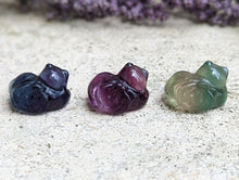 Load image into Gallery viewer, Fluorite Mini Carving - Sleeping Cat