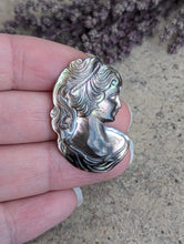 Load image into Gallery viewer, Black Lip Mother of Pearl Woman Cabochons