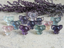 Load image into Gallery viewer, Fluorite Mini Carving - Stitch