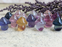 Load image into Gallery viewer, Fluorite Mini Carving - Mushroom