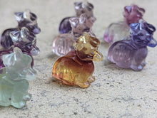 Load image into Gallery viewer, Fluorite Mini Carving - Spyro the Dragon