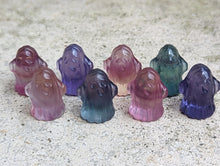 Load image into Gallery viewer, Fluorite Mini Carving - Ghost