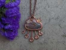 Load image into Gallery viewer, Handmade Labradorite Cloud Pendant