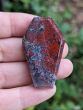 Load image into Gallery viewer, Scenic Red Moss Agate Coffin Cabochons