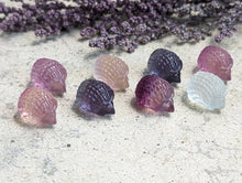 Load image into Gallery viewer, Fluorite Mini Carving - Hedgehog