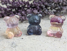 Load image into Gallery viewer, Fluorite Mini Carving - Teddy Bear