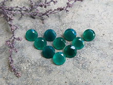 Load image into Gallery viewer, Green Onyx Round Facets - 8mm