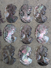 Load image into Gallery viewer, Black Lip Mother of Pearl Woman Cabochons