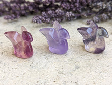 Load image into Gallery viewer, Fluorite Mini Carving - Swan