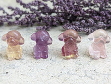 Load image into Gallery viewer, Fluorite Mini Carving - Toy Poodle