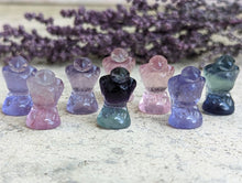 Load image into Gallery viewer, Fluorite Mini Carving - Raven