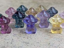 Load image into Gallery viewer, Fluorite Mini Carving - Mushroom Lady