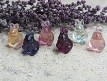 Load image into Gallery viewer, Fluorite Mini Carving - Rabbit