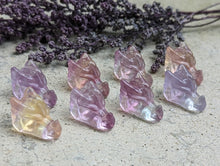 Load image into Gallery viewer, Fluorite Mini Carving - Dragon Skull