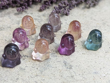 Load image into Gallery viewer, Fluorite Mini Carving - No Face (Spirited Away)