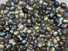 Load image into Gallery viewer, Labradorite Oval Cabochons - 8x10mm