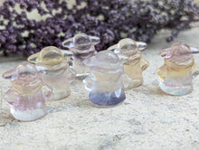 Load image into Gallery viewer, Fluorite Mini Carving - Grogu (Baby Yoda)