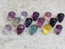 Load image into Gallery viewer, Fluorite Mini Carving - Skulls