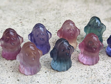 Load image into Gallery viewer, Fluorite Mini Carving - Ghost