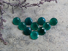 Load image into Gallery viewer, Green Onyx Round Facets - 8mm