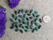 Load image into Gallery viewer, Malachite Marquise Cabochons - 5x10mm